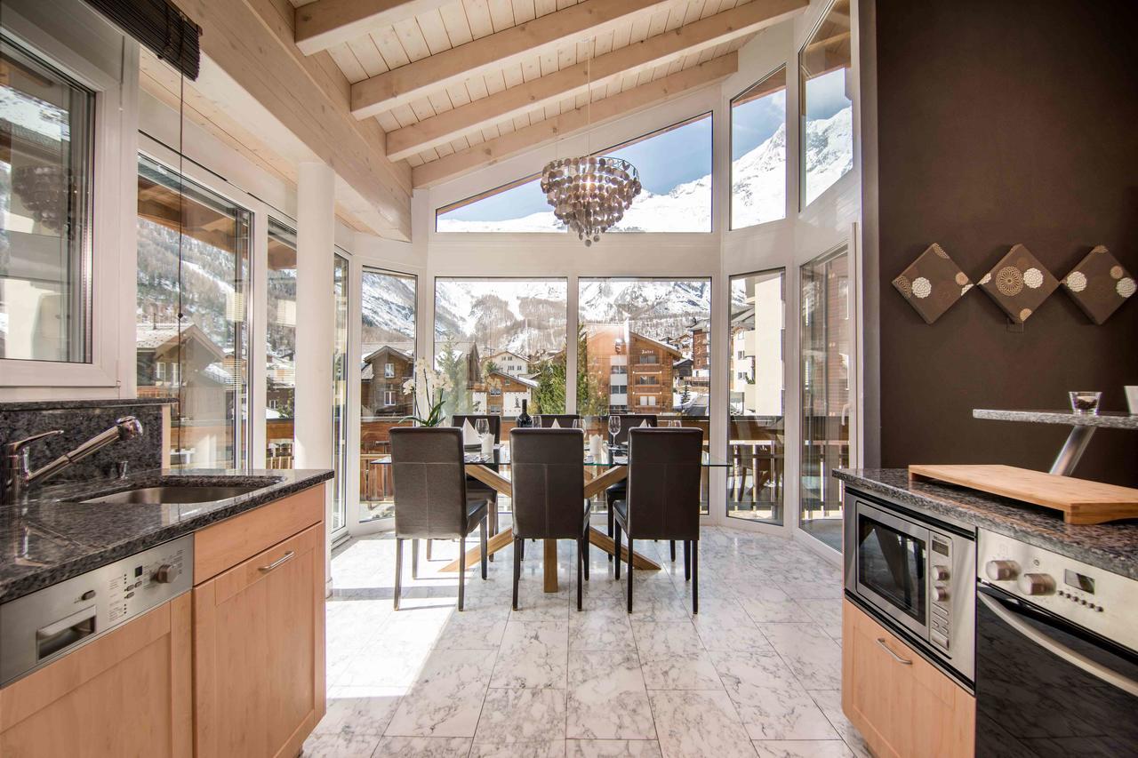 Chalet Sunshine Saas-Fee Exterior foto